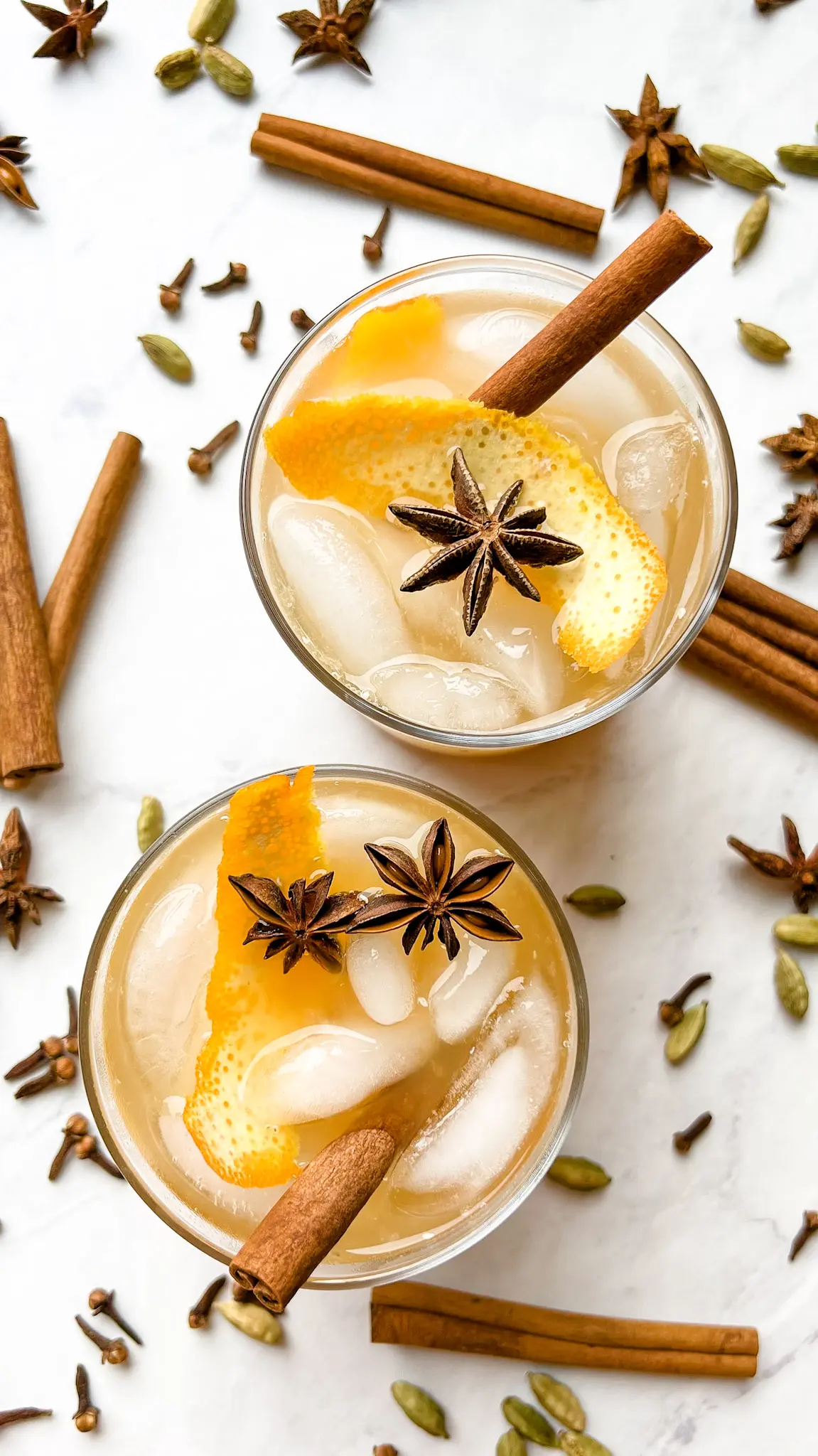 Spiced Chai Orange Mocktail